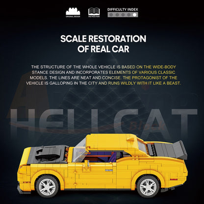 Reobrix 11030 The 1:12 Scale Hellcat Supercar