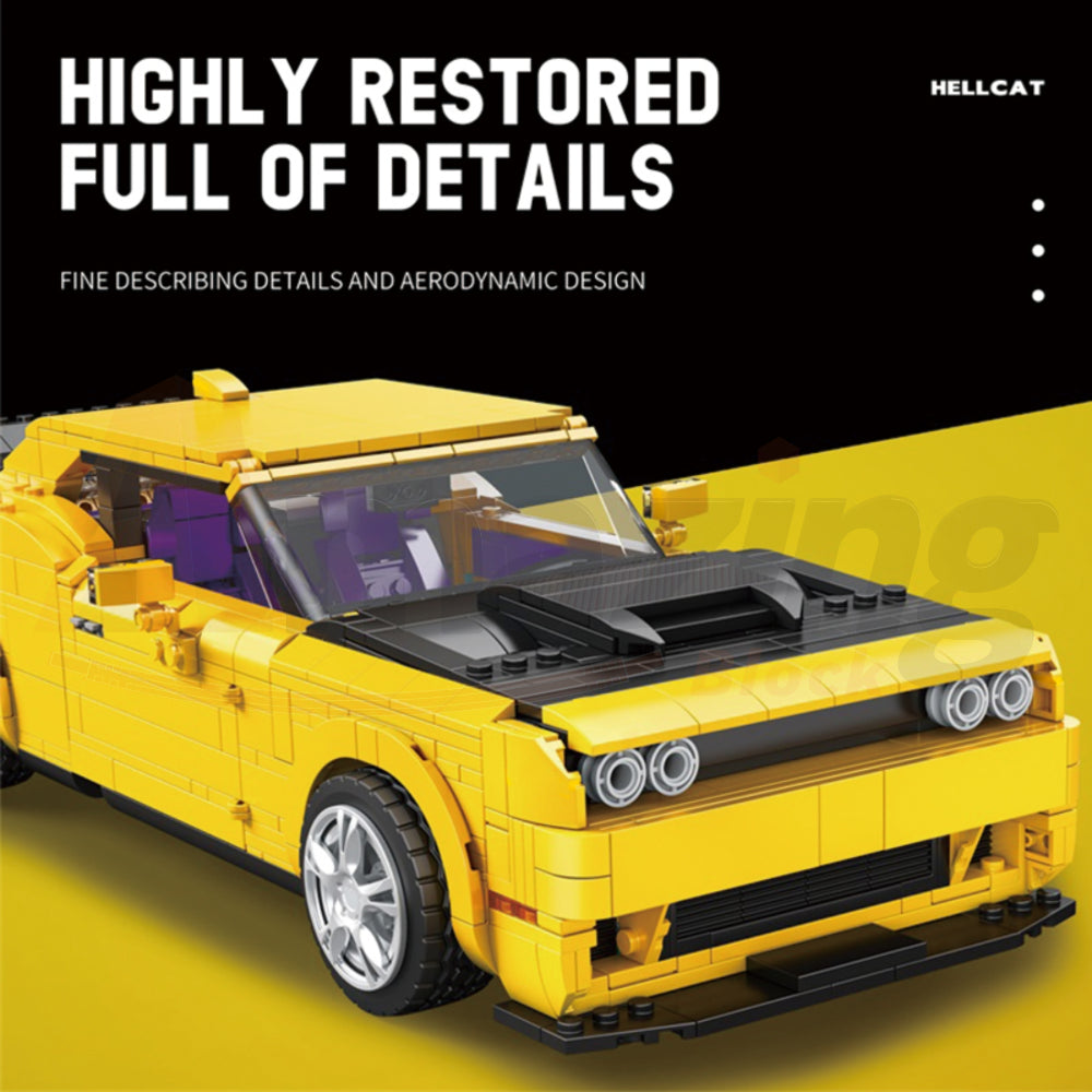 Reobrix 11030 The 1:12 Scale Hellcat Supercar