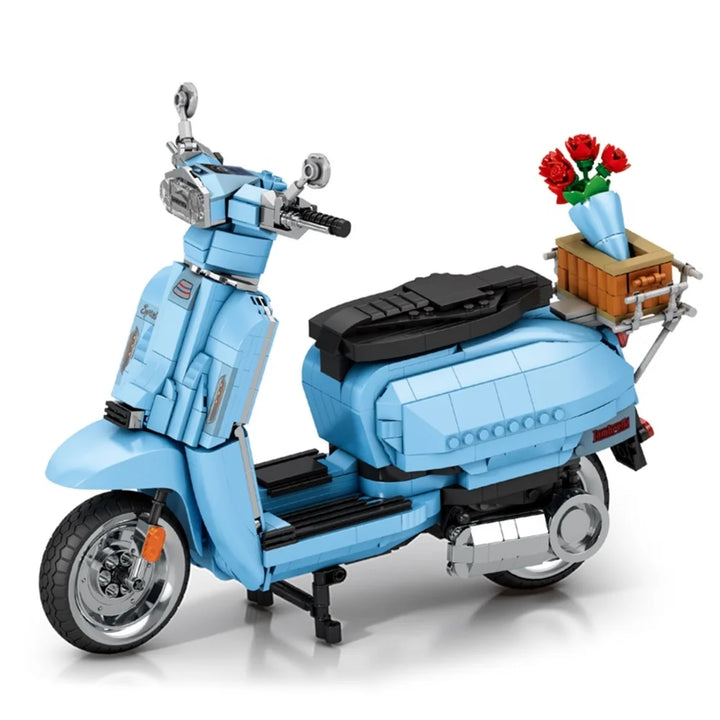 Reobrix ZZ11037 The Retro Scooter Blue