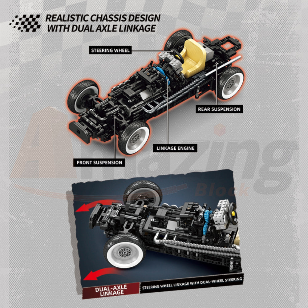Reobrix 11038 The Retro Formula 500