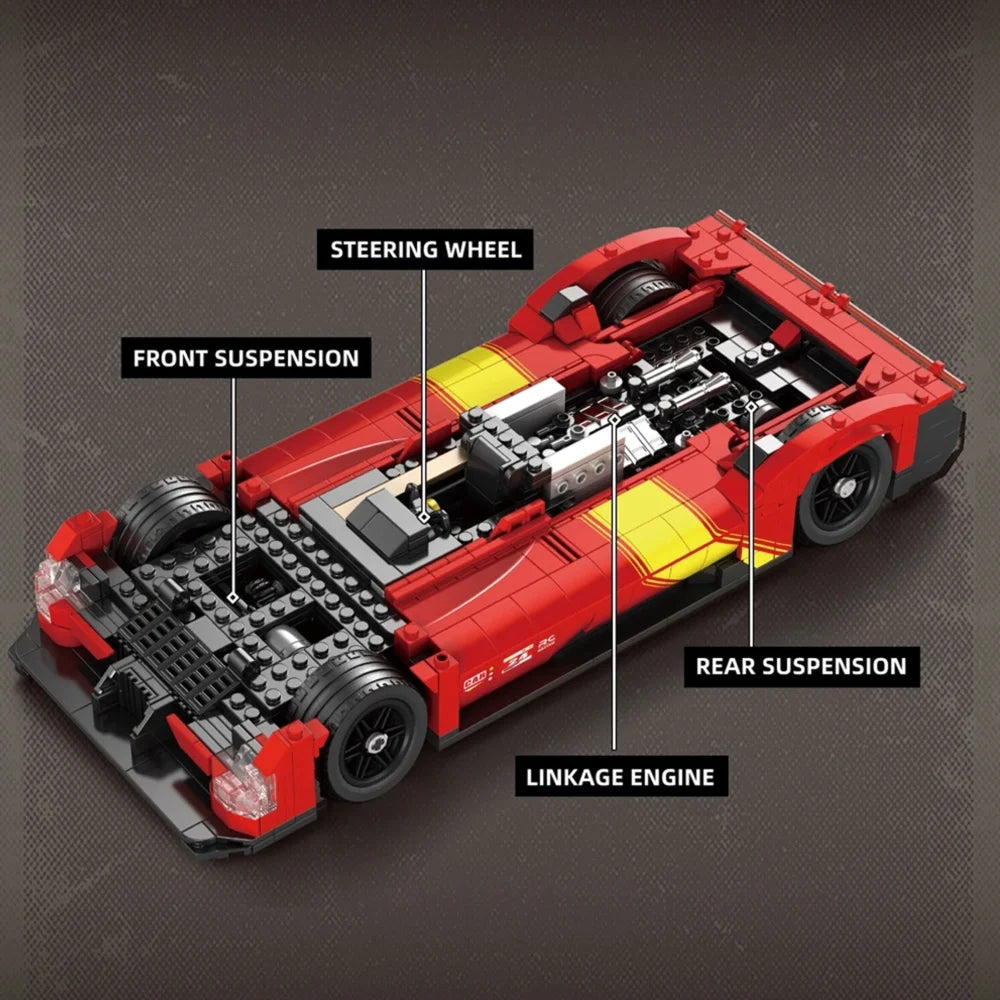 Reobrix ZZ11041 1:16 The Red Supercar
