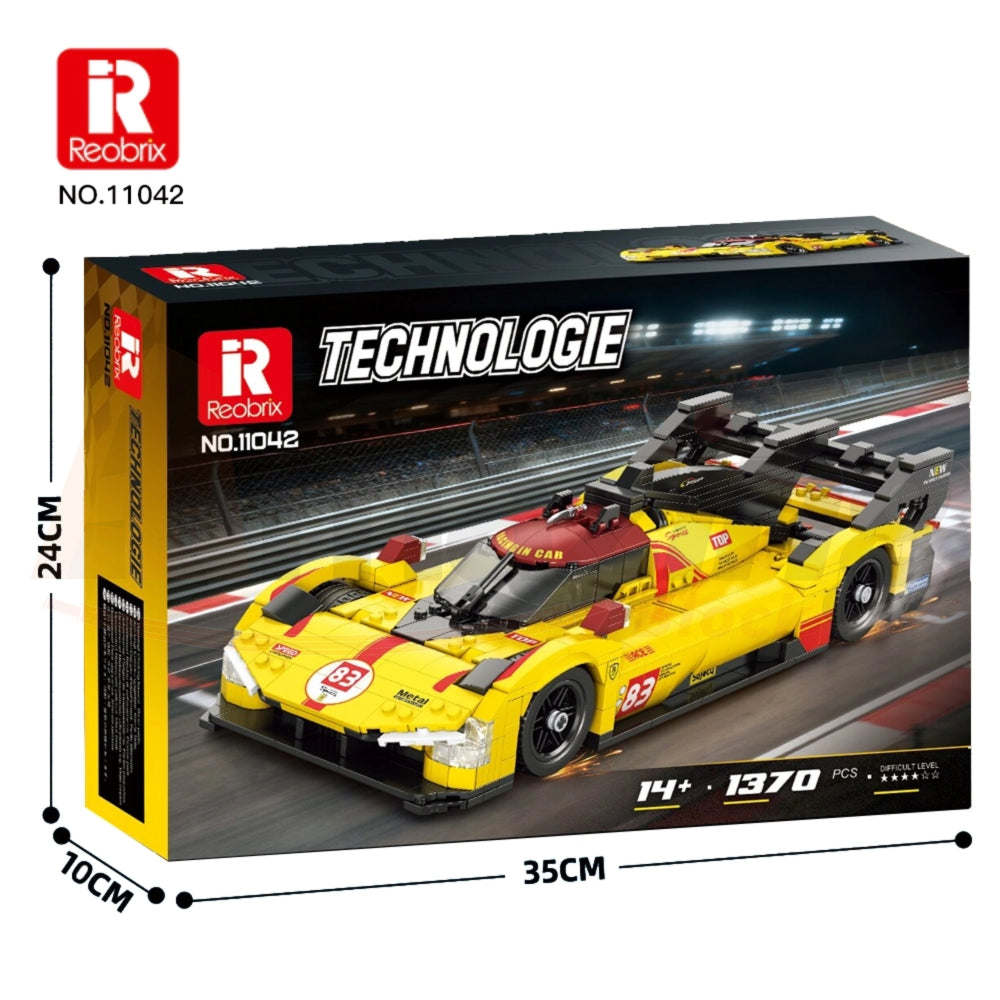 Reobrix 11042 1:16 The Yellow Supercar