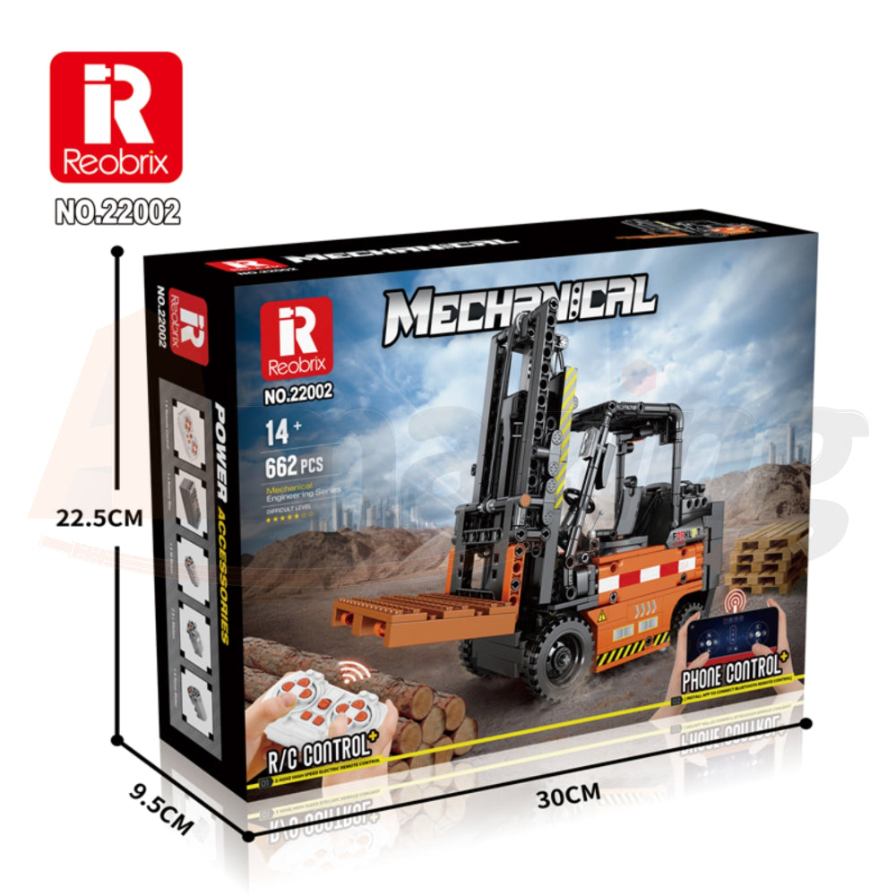 Reobrix 22002 The Mechanical Forklift Truck