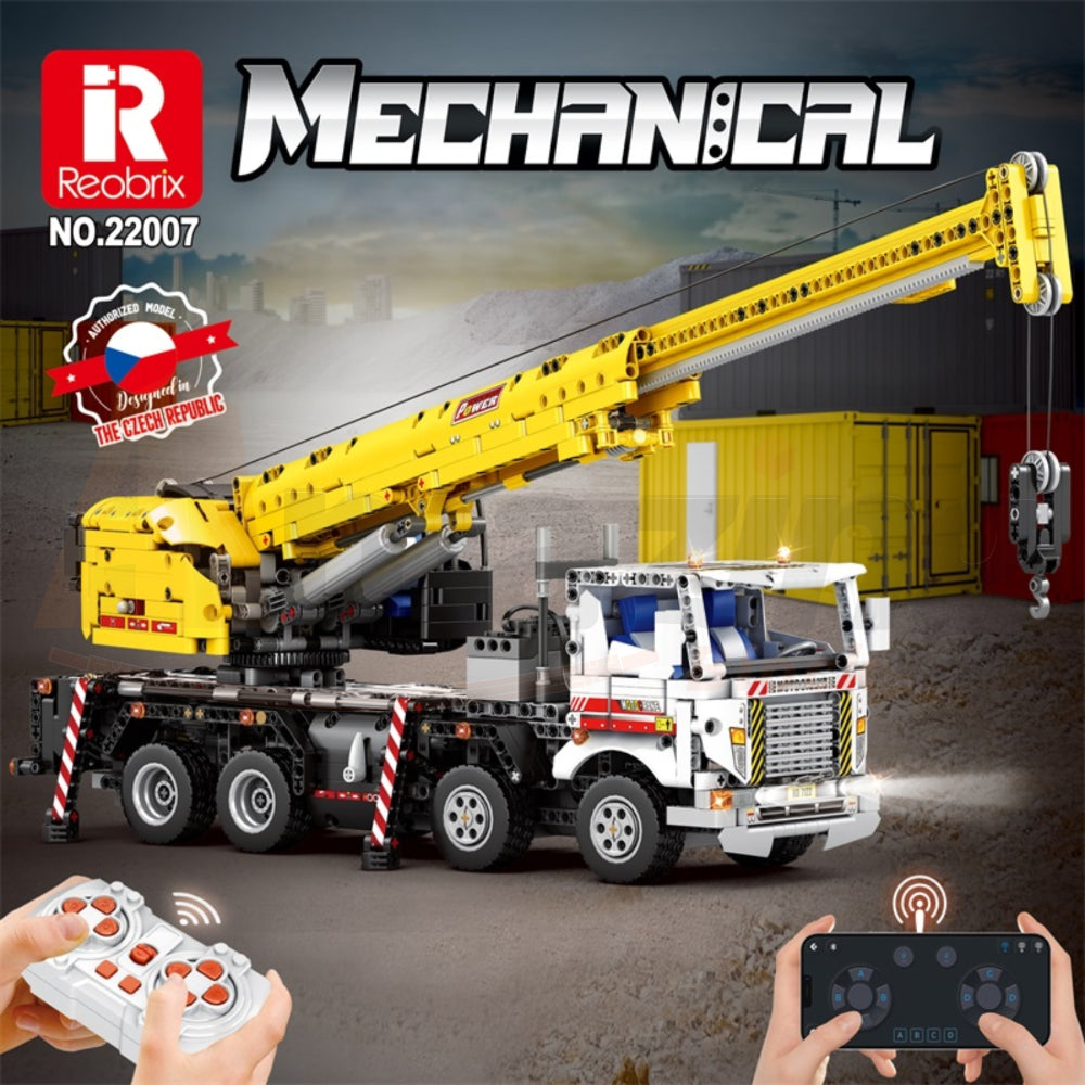 Reobrix 22007 The Mechanical Mobile Crane