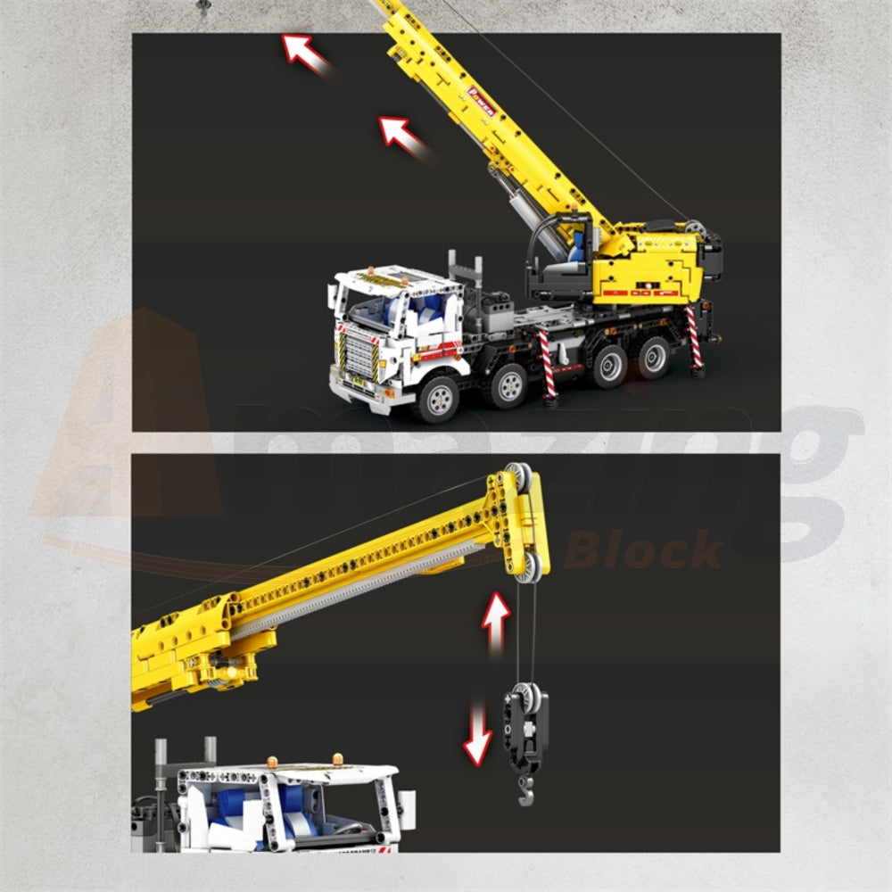 Reobrix 22007 The Mechanical Mobile Crane