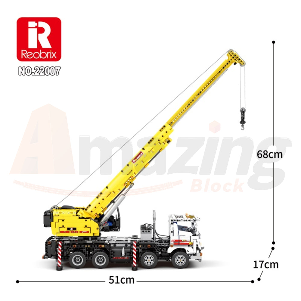 Reobrix 22007 The Mechanical Mobile Crane