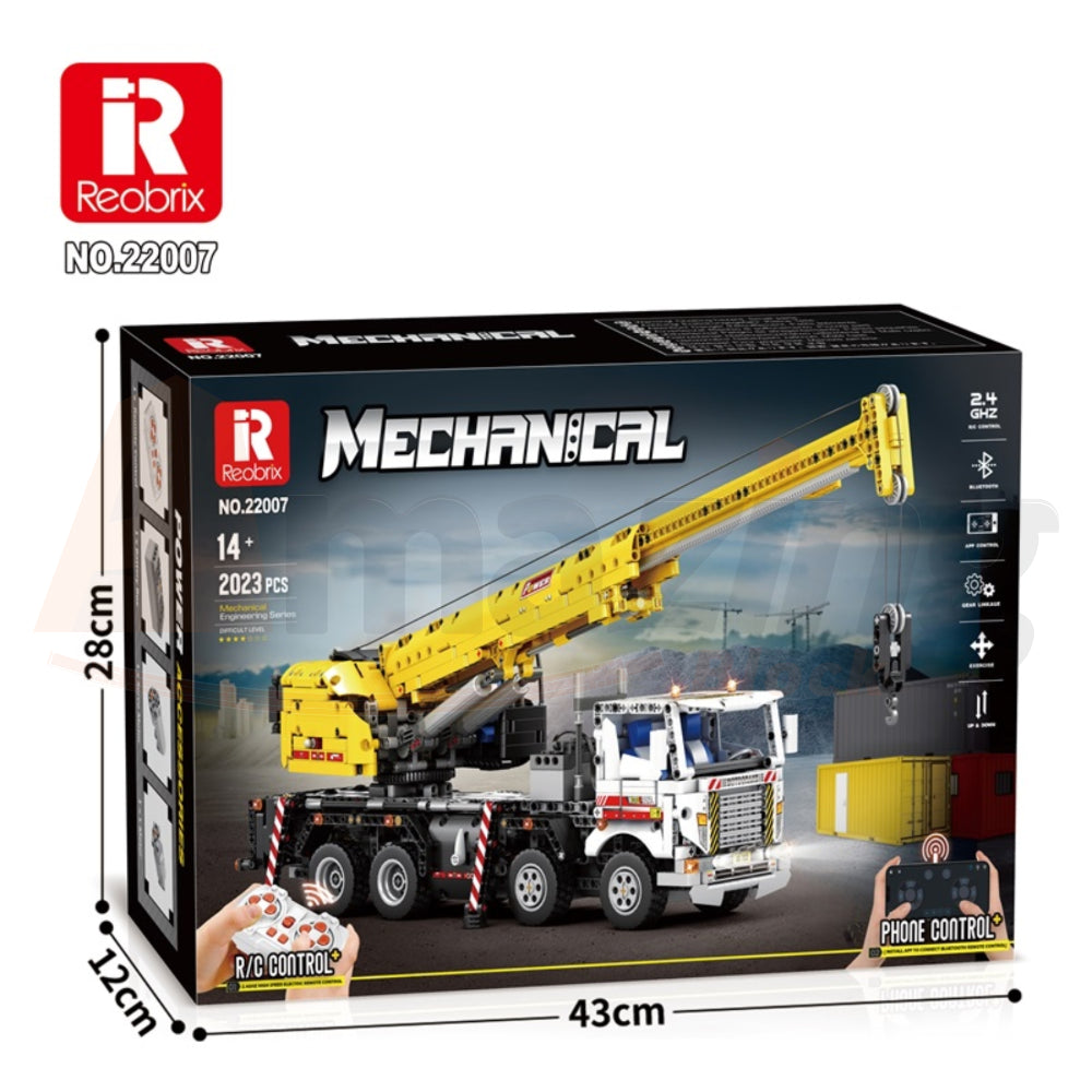 Reobrix 22007 The Mechanical Mobile Crane