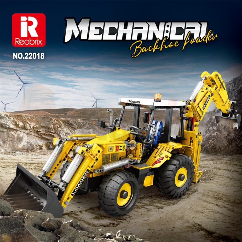 Reobrix 22018 The Six-Function Backhoe Loader