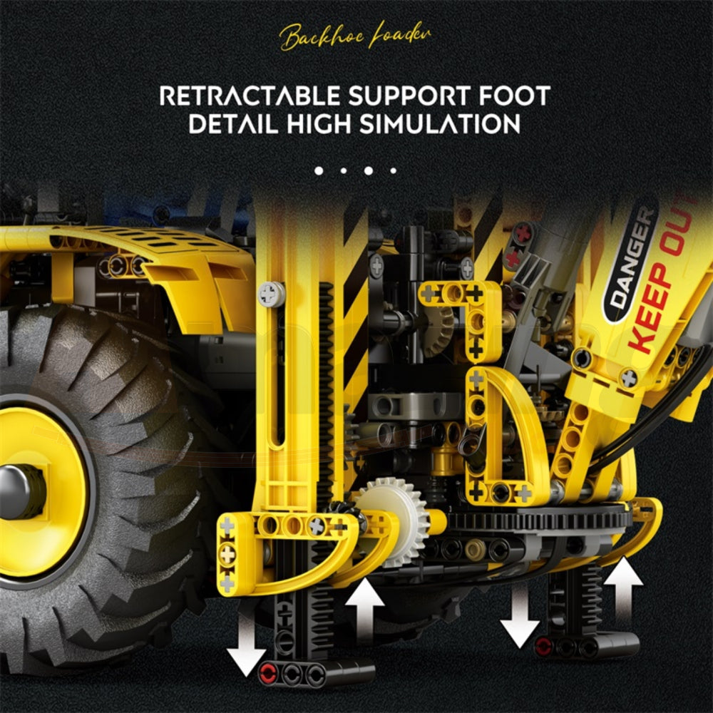 Reobrix 22018 The Six-Function Backhoe Loader
