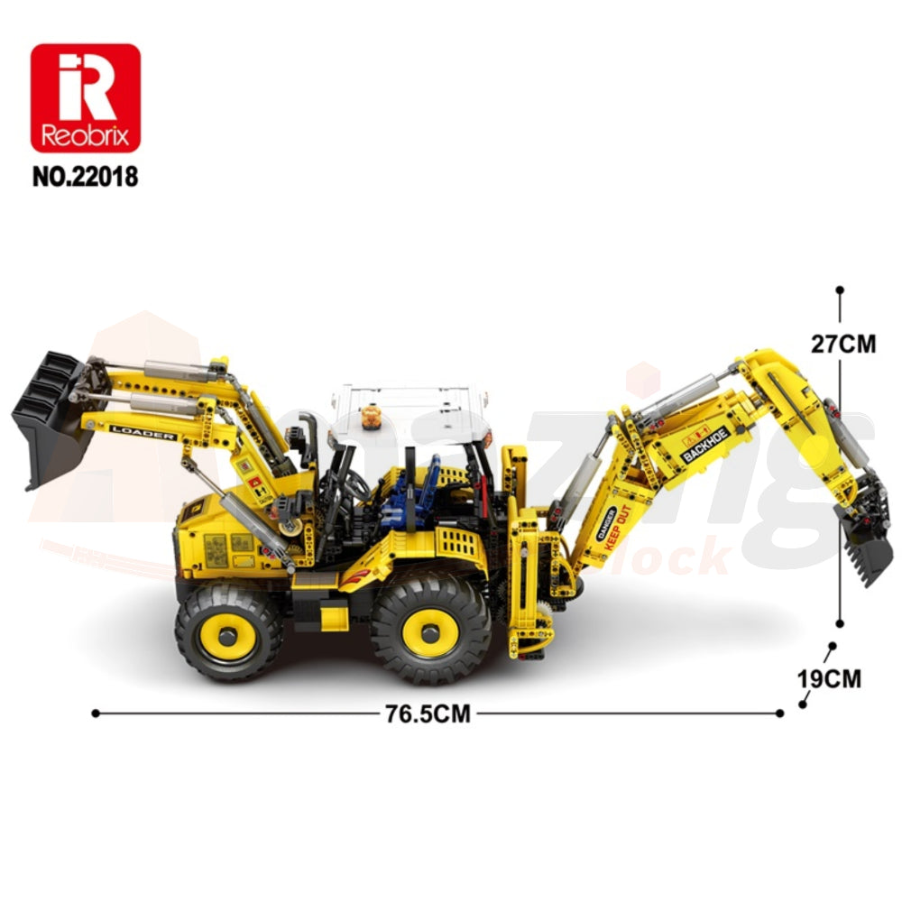 Reobrix 22018 The Six-Function Backhoe Loader