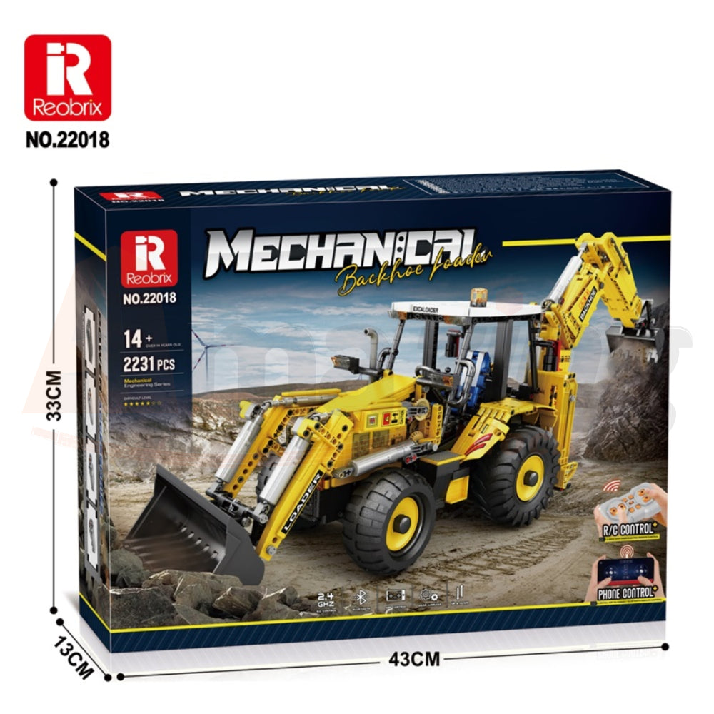 Reobrix 22018 The Six-Function Backhoe Loader