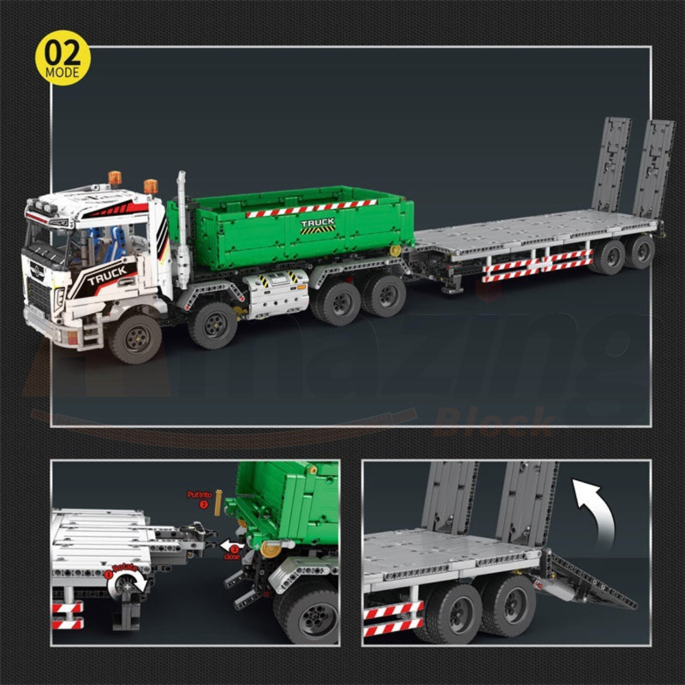 Reobrix 22021 The Hook-Lift Crane Truck