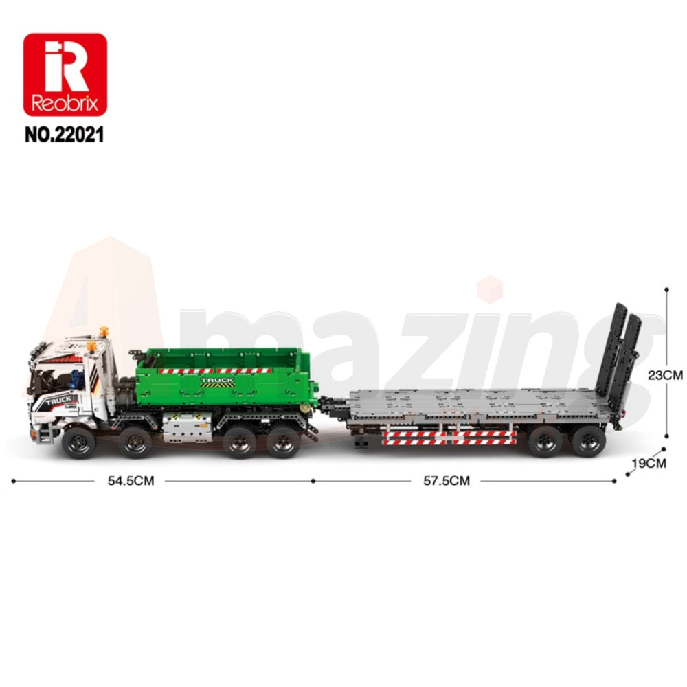 Reobrix 22021 The Hook-Lift Crane Truck