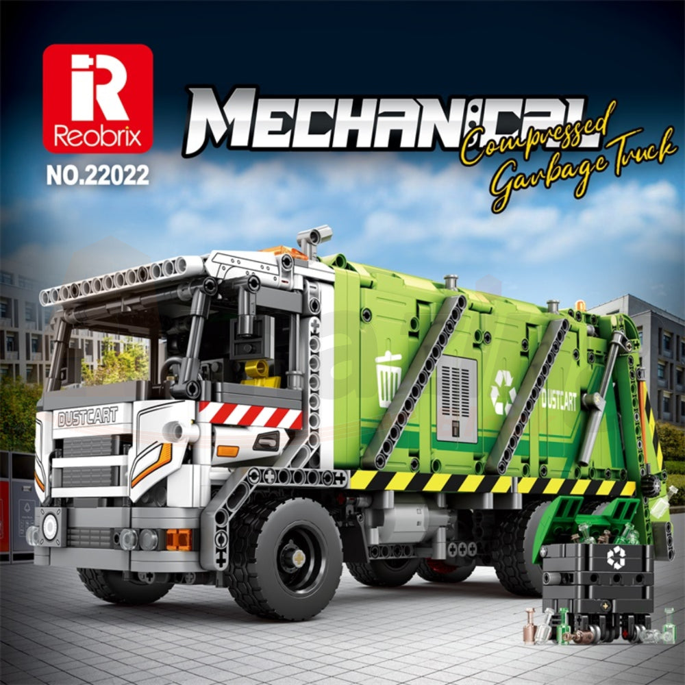 Reobrix 22022 The Compression Garbage Truck