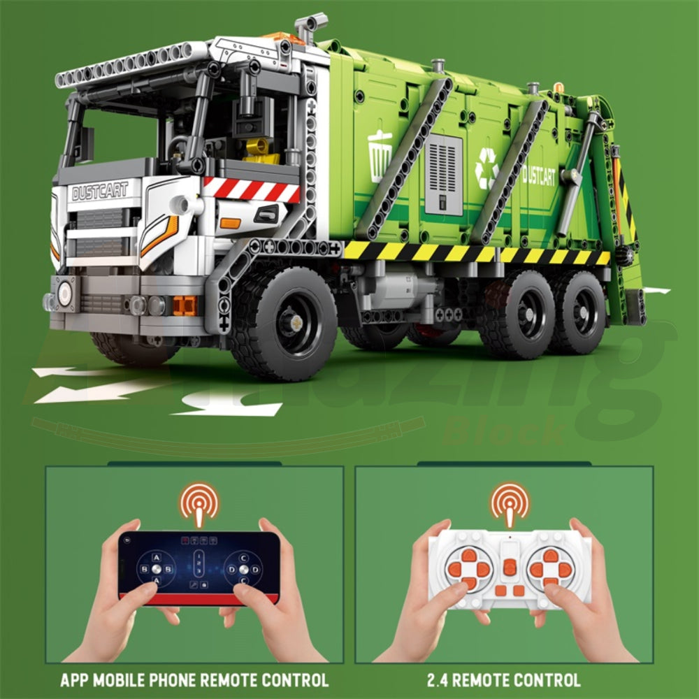 Reobrix 22022 The Compression Garbage Truck