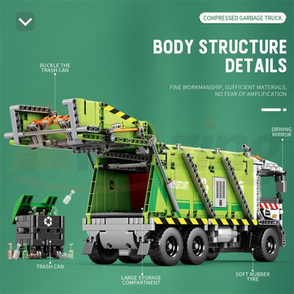 Reobrix 22022 The Compression Garbage Truck