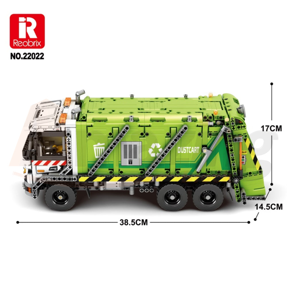 Reobrix 22022 The Compression Garbage Truck