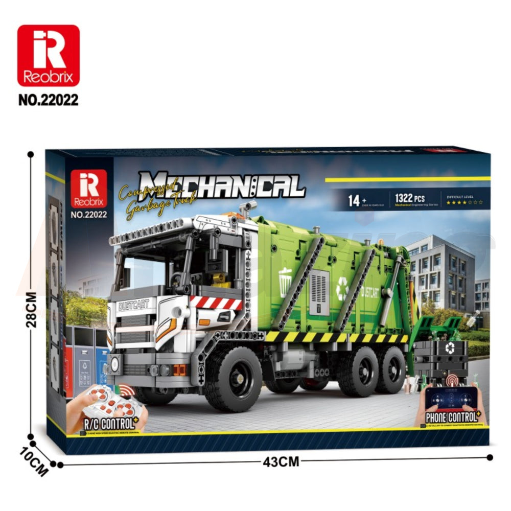 Reobrix 22022 The Compression Garbage Truck