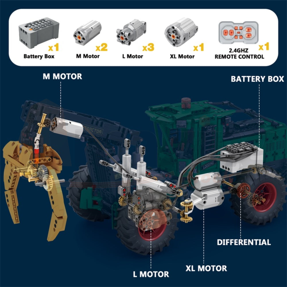 Reobrix 22027 The Log Skidder Tractor