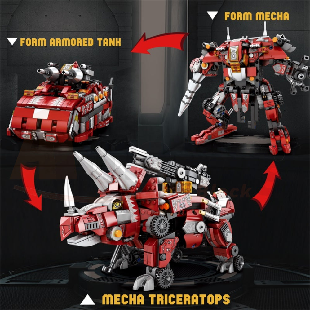 Reobrix 33003 Mecha Dino：Mecha Triceratops