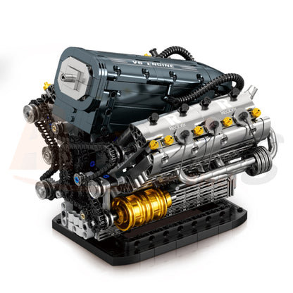 Reobrix 33013 The V6 Engine with Motor