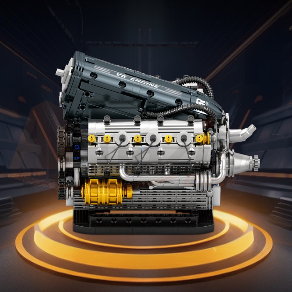 Reobrix 33013 The V6 Engine with Motor
