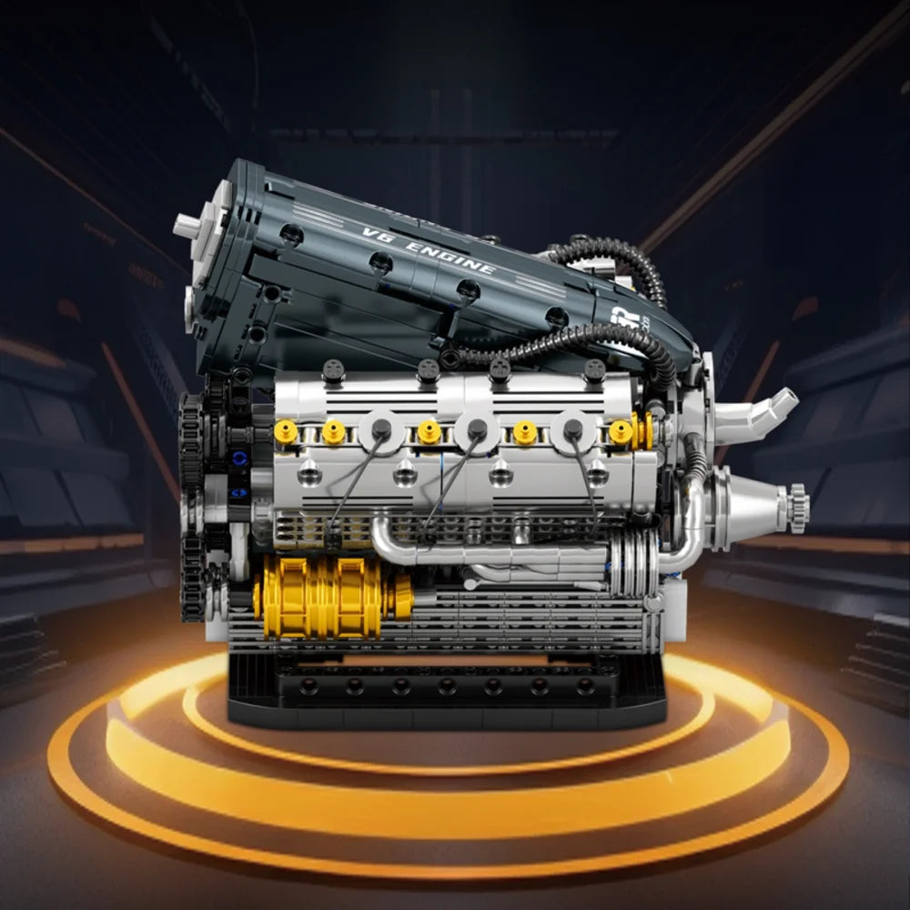 Reobrix ZZ33013 The V6 Engine with Motor