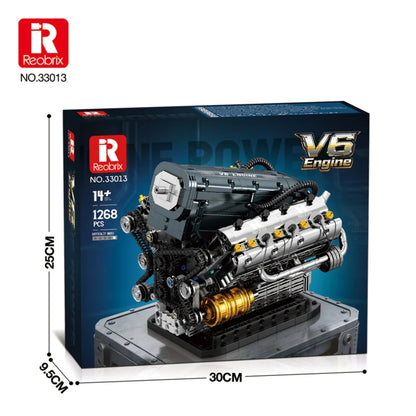 Reobrix ZZ33013 The V6 Engine with Motor
