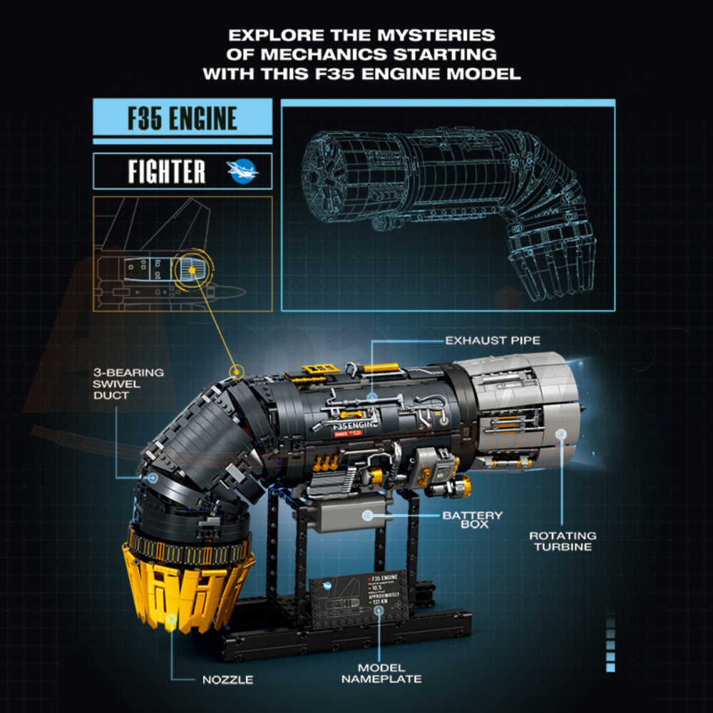 Reobrix 33014 The F-35B Engine
