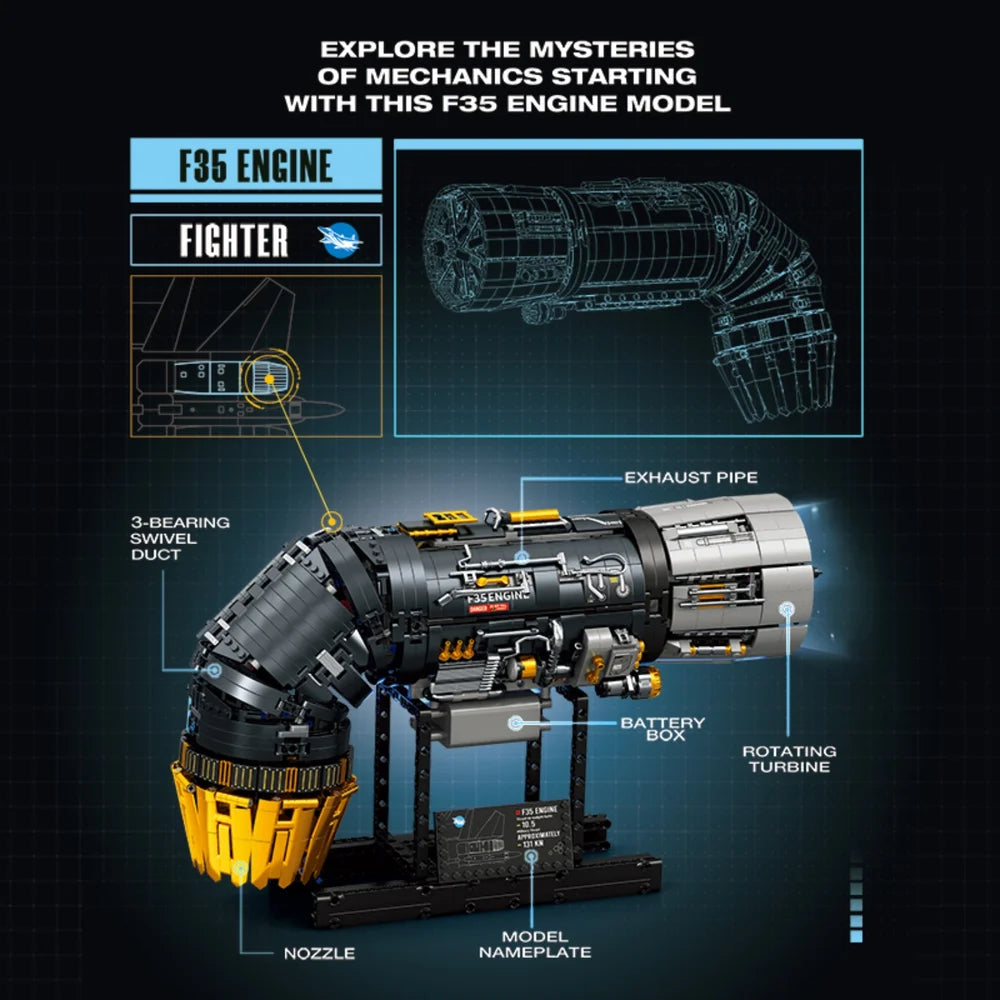 Reobrix ZZ33014 The F-35B Engine