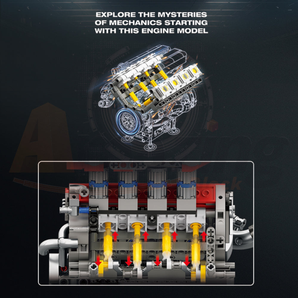 Reobrix 33015 The F1 Engine with Motor