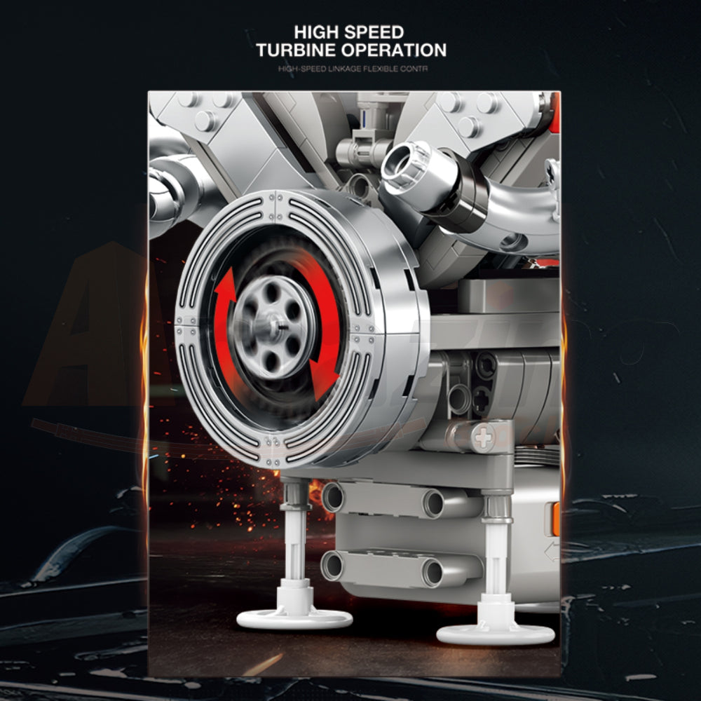 Reobrix 33015 The F1 Engine with Motor