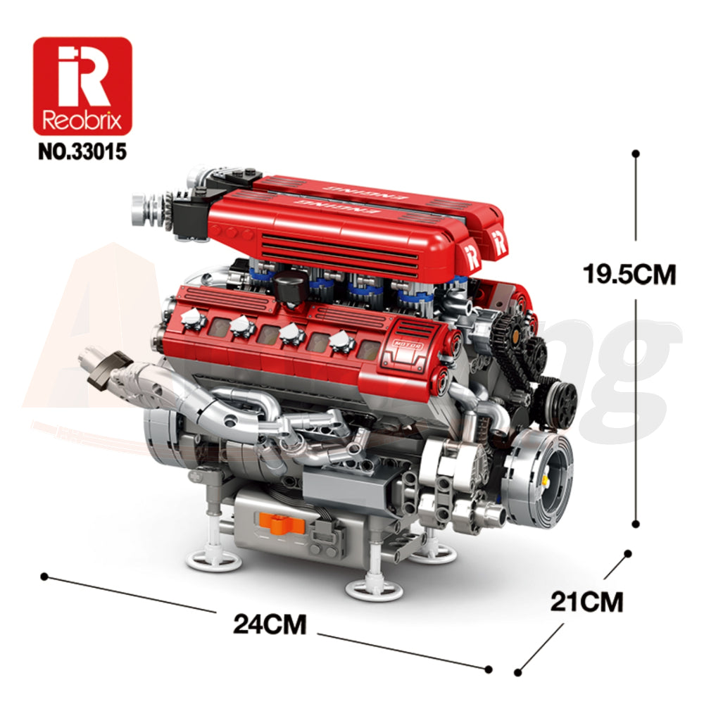 Reobrix 33015 The F1 Engine with Motor