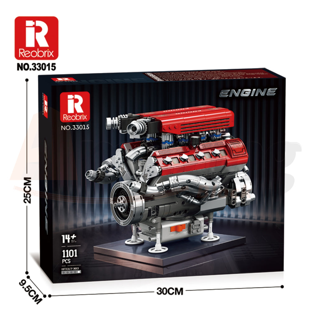 Reobrix 33015 The F1 Engine with Motor