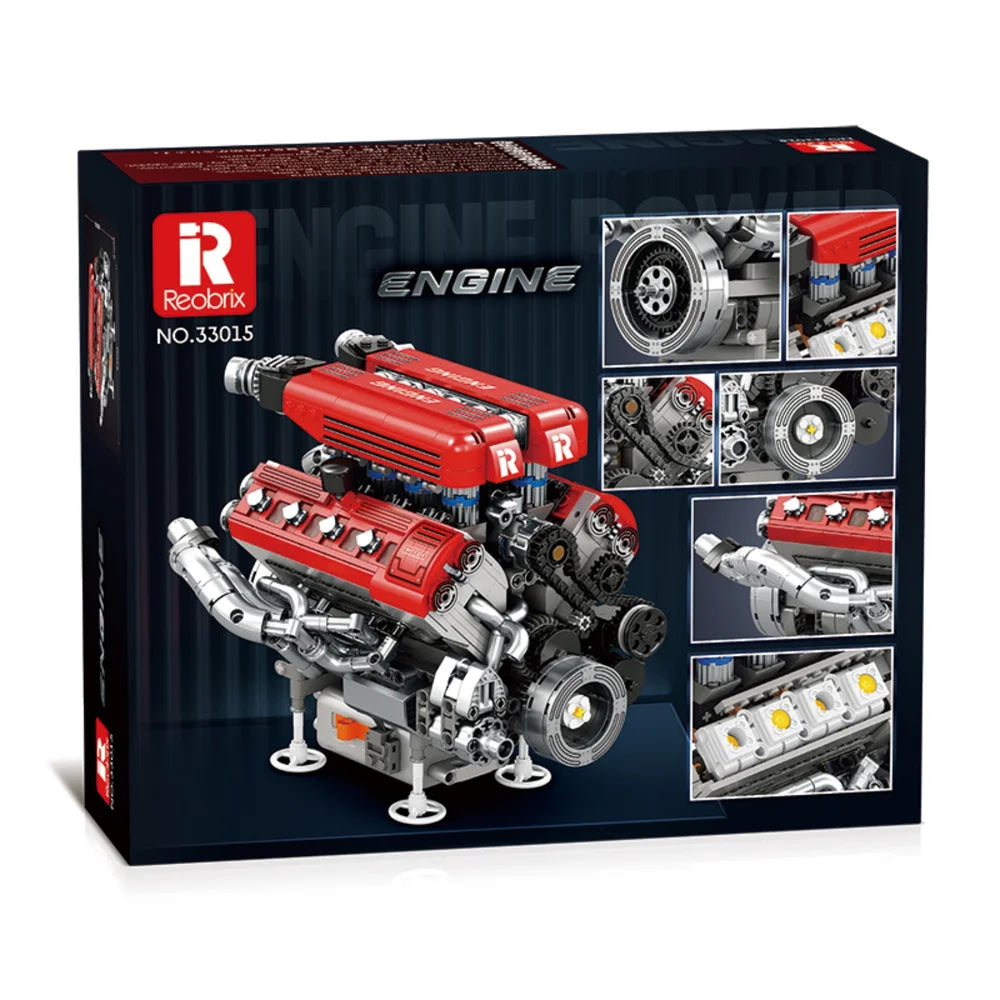 Reobrix ZZ33015 The F1 Engine with Motor