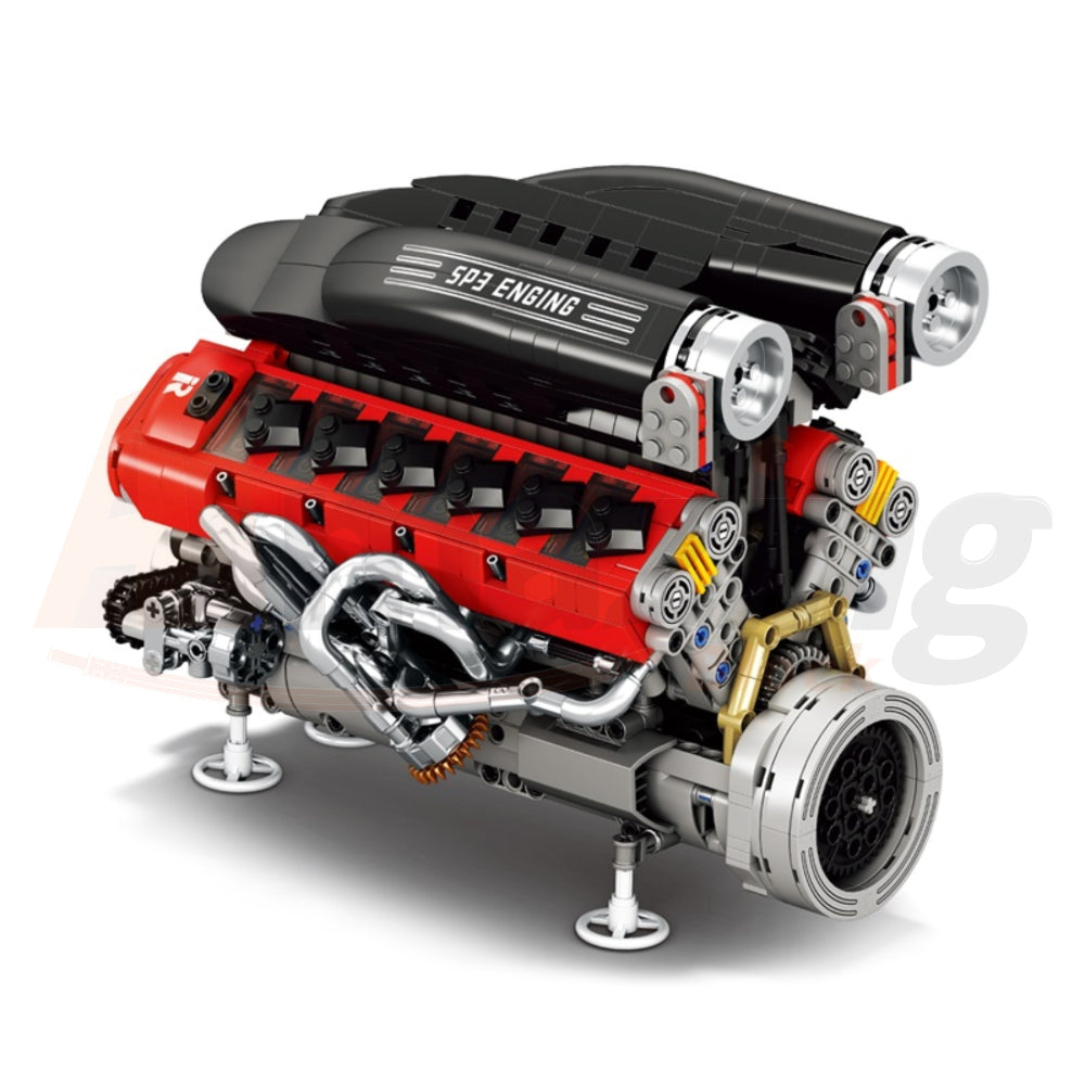 Reobrix 33016 The Ferrari SP3 Engine with Motor
