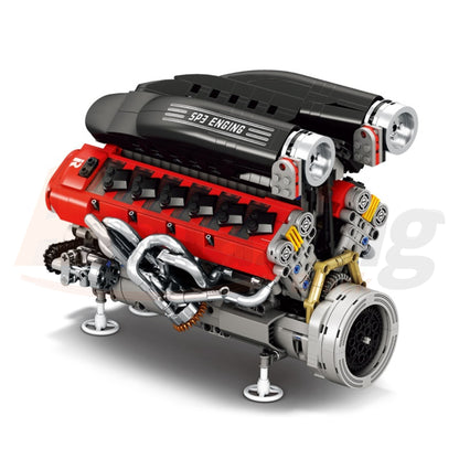 Reobrix 33016 The Ferrari SP3 Engine with Motor