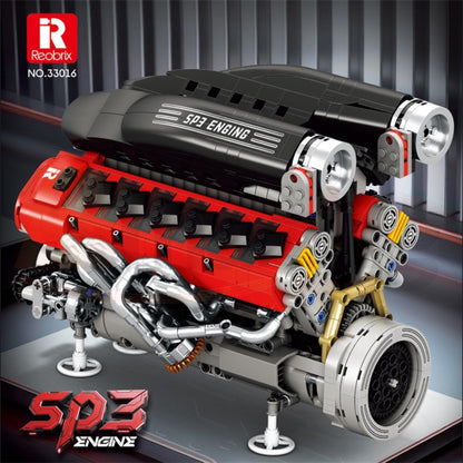 Reobrix 33016 The Ferrari SP3 Engine with Motor