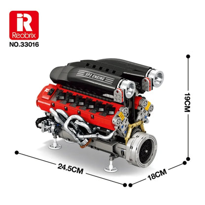 Reobrix ZZ33016 The Ferrari SP3 Engine with Motor