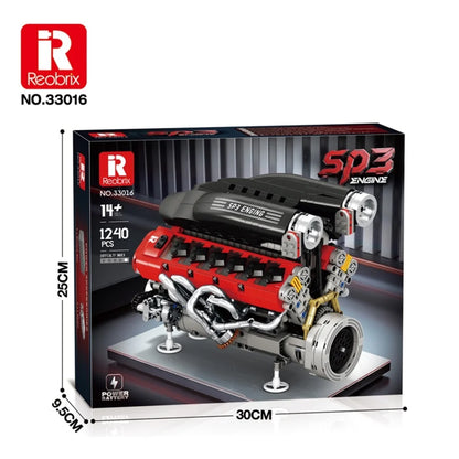 Reobrix ZZ33016 The Ferrari SP3 Engine with Motor