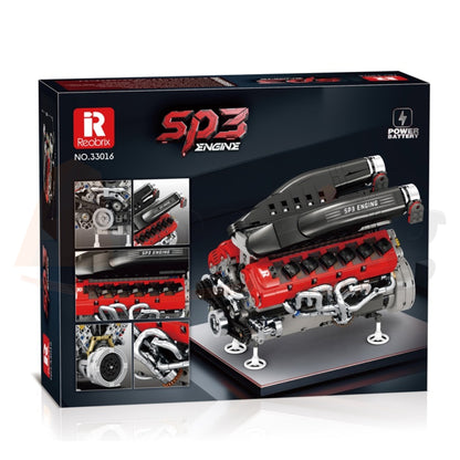 Reobrix 33016 The Ferrari SP3 Engine with Motor