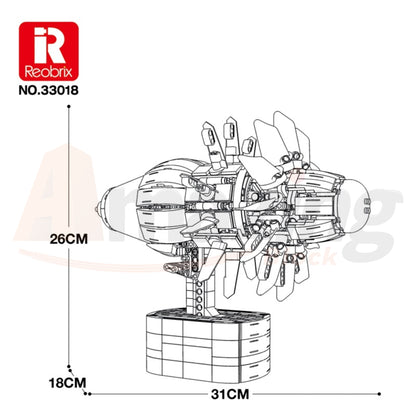 Reobrix 33018 The Aircraft Engine