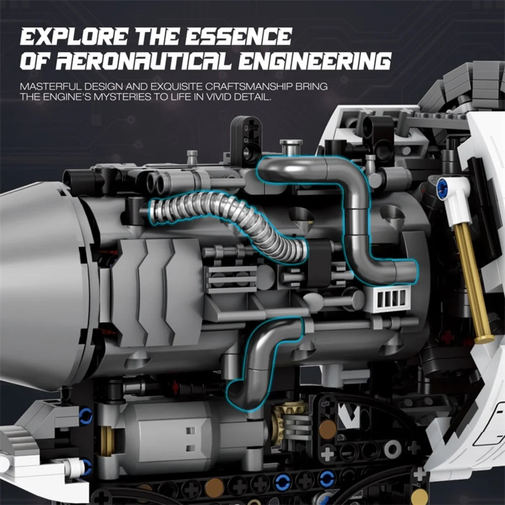 Reobrix ZZ33019 The Aviation Turbofan Engine