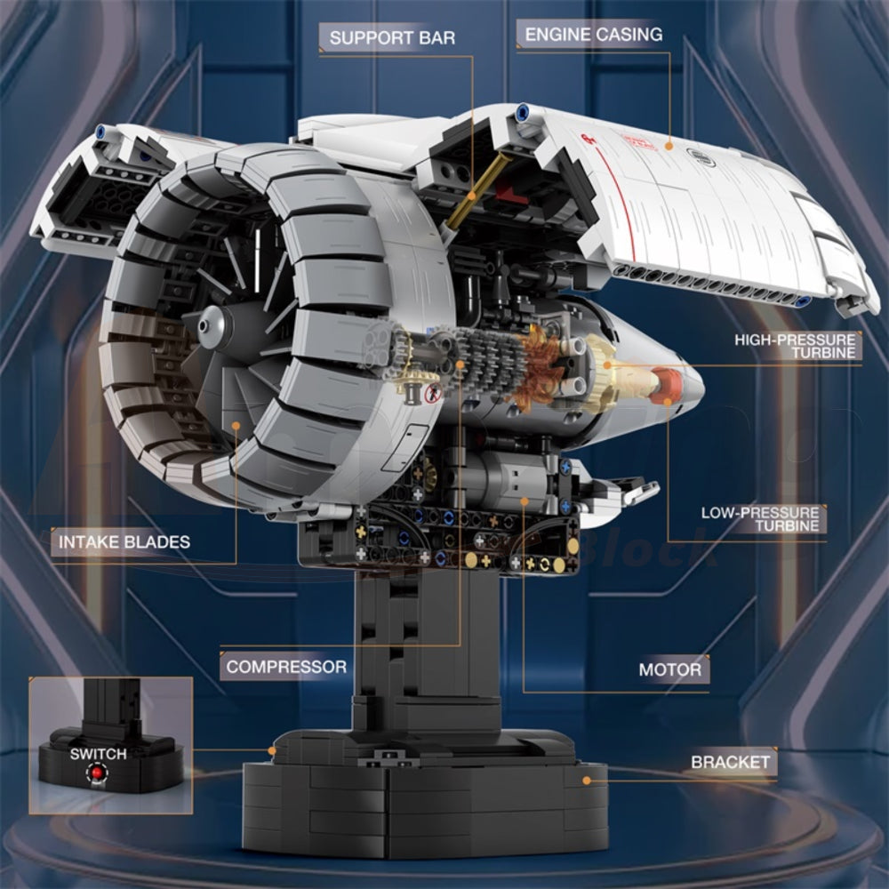 Reobrix 33019 The Aviation Turbofan Engine