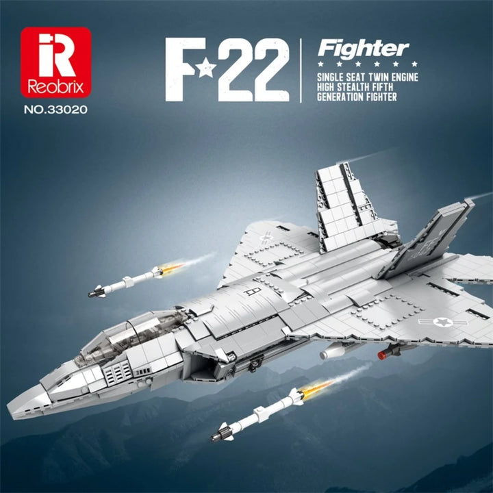 Reobrix ZZ33020 The F-22 Fighter