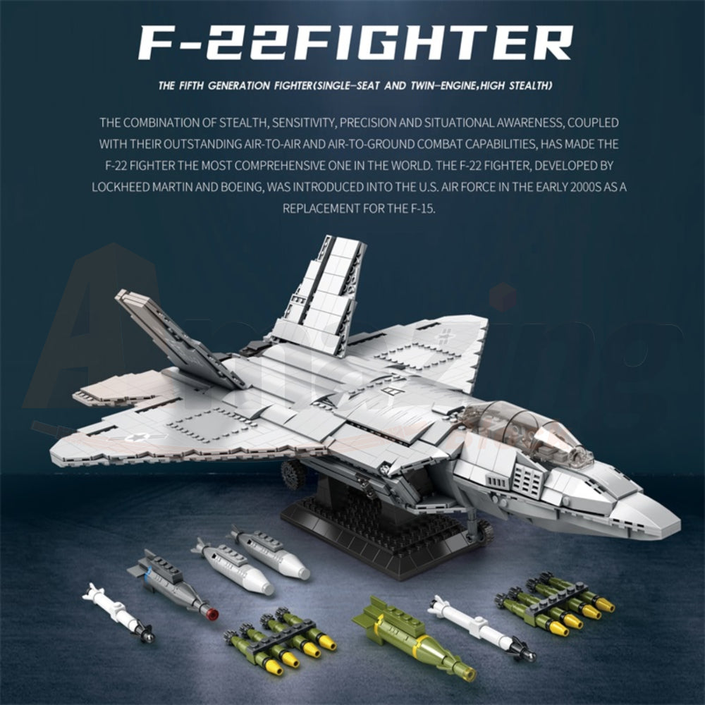 Reobrix 33020 The F-22 Fighter