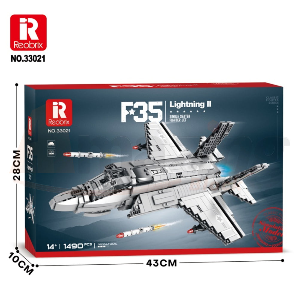 Reobrix 33021 The F-35B Fighter