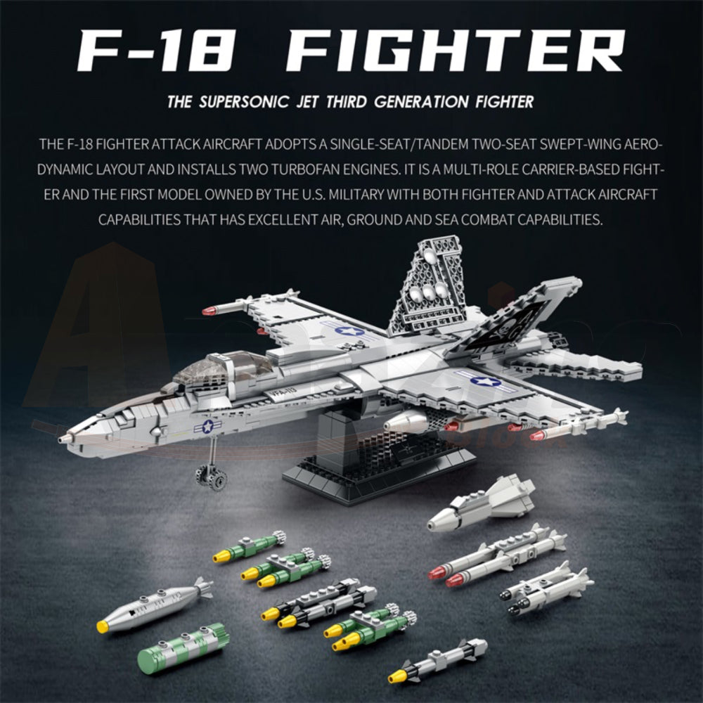 Reobrix 33022 The F-18 Fighter