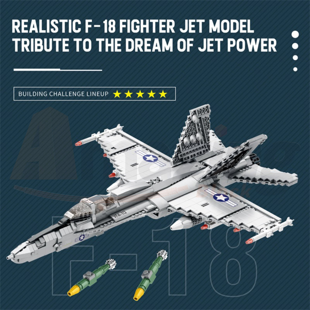 Reobrix 33022 The F-18 Fighter