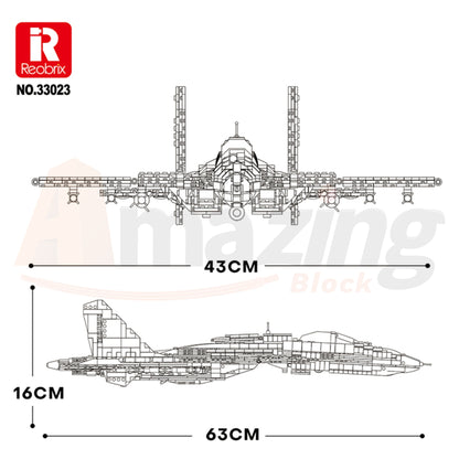 Reobrix 33023 The J-15 Flying Shark